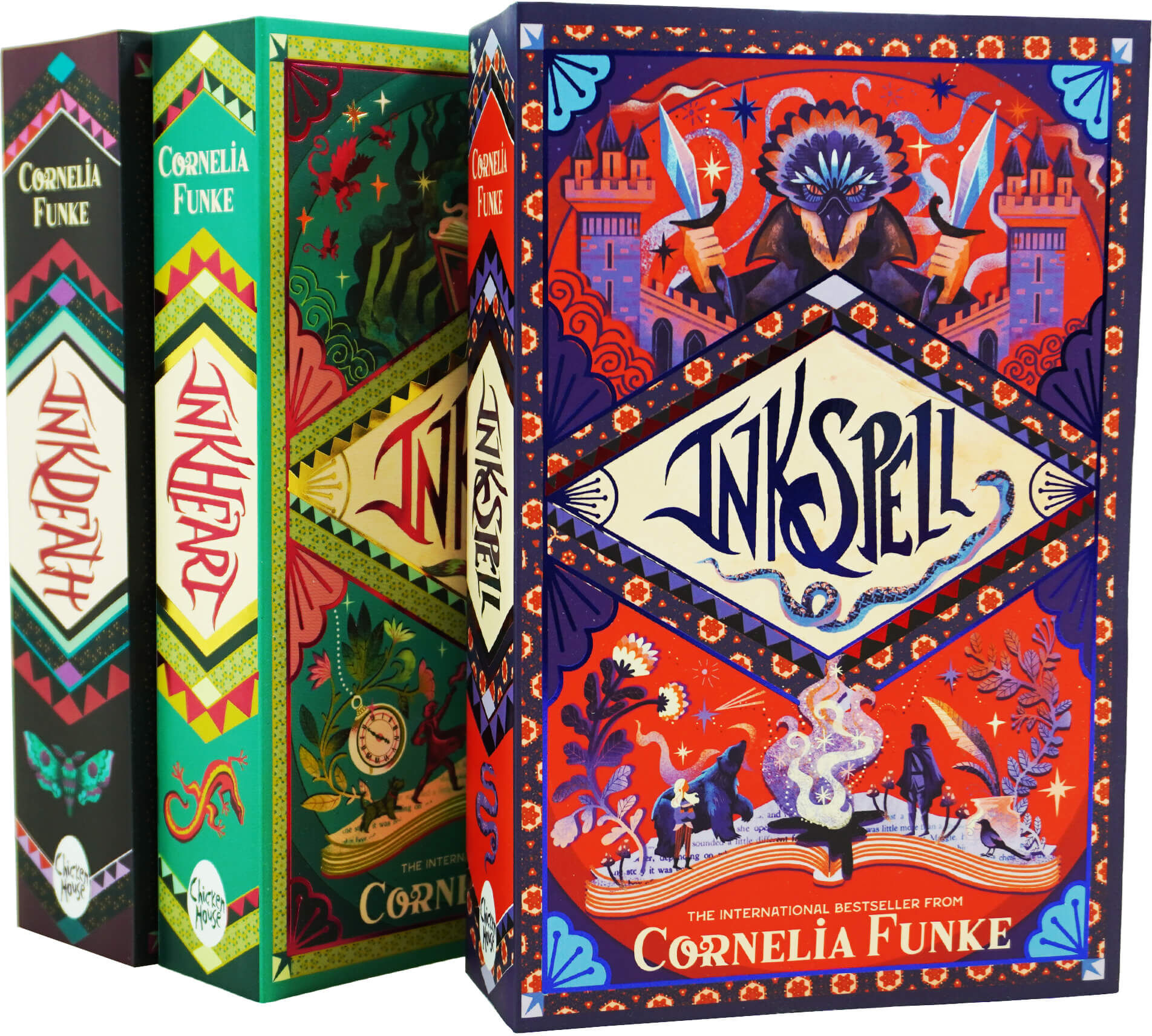 Chicken House Ltd The Inkheart Trilogy Collection Cornelia Funke 3 Books Set Pack - Inkheart, Inkspell, Inkdeath