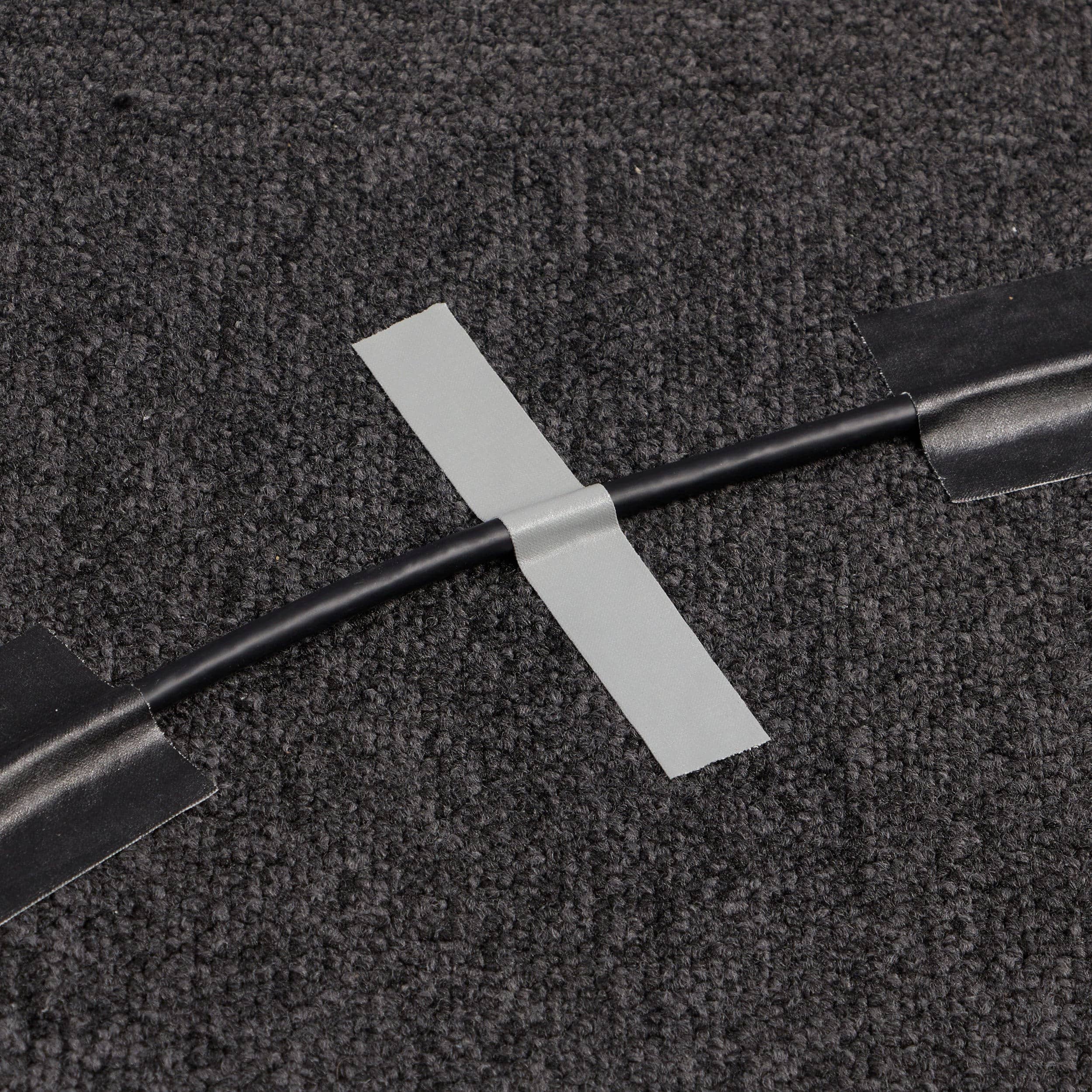 SPRINTIS 25 m tesa 4651, ruban toilé premium recouvert d’acrylique 19 mm   gris, PVC