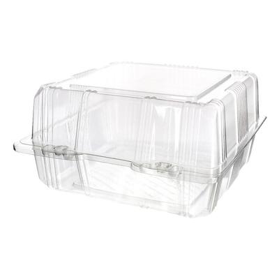 MONOUSO - Klappbox PET für Gebäck 18x18x10cm (220 Stück)