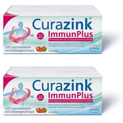 Curazink ImmunPlus Lutschtabletten x2 2x100 St