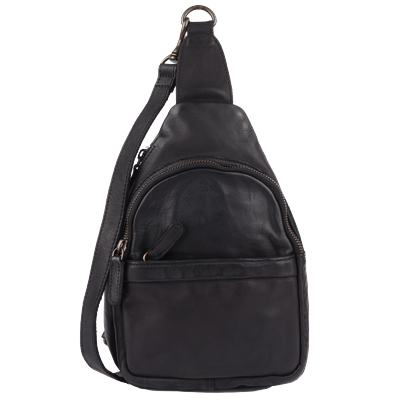 Handtasche HARBOUR 2ND "Solomon", Damen, Gr. B/H/T: 18cm x 26cm x 8cm, grau (ash), Rindsleder, Taschen Handtasche