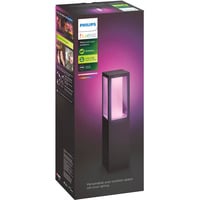 White & Color Ambiance Impress Sockelleuchte (Niedervolt), LED-Leuchte schwarz