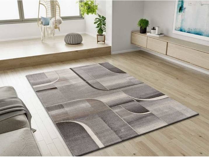 Tapis ATTICGO abstrait 80 x 150 cm MEDEL 40379 gris