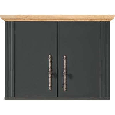 Hängeschrank OTTO HOME "KS-Westminster", grau (grau dunkel), B:96cm H:73cm T:33cm, Schränke, Hängeschrank, im romantischen Landhausstil, Breite 96 cm, exclusiv by Otto