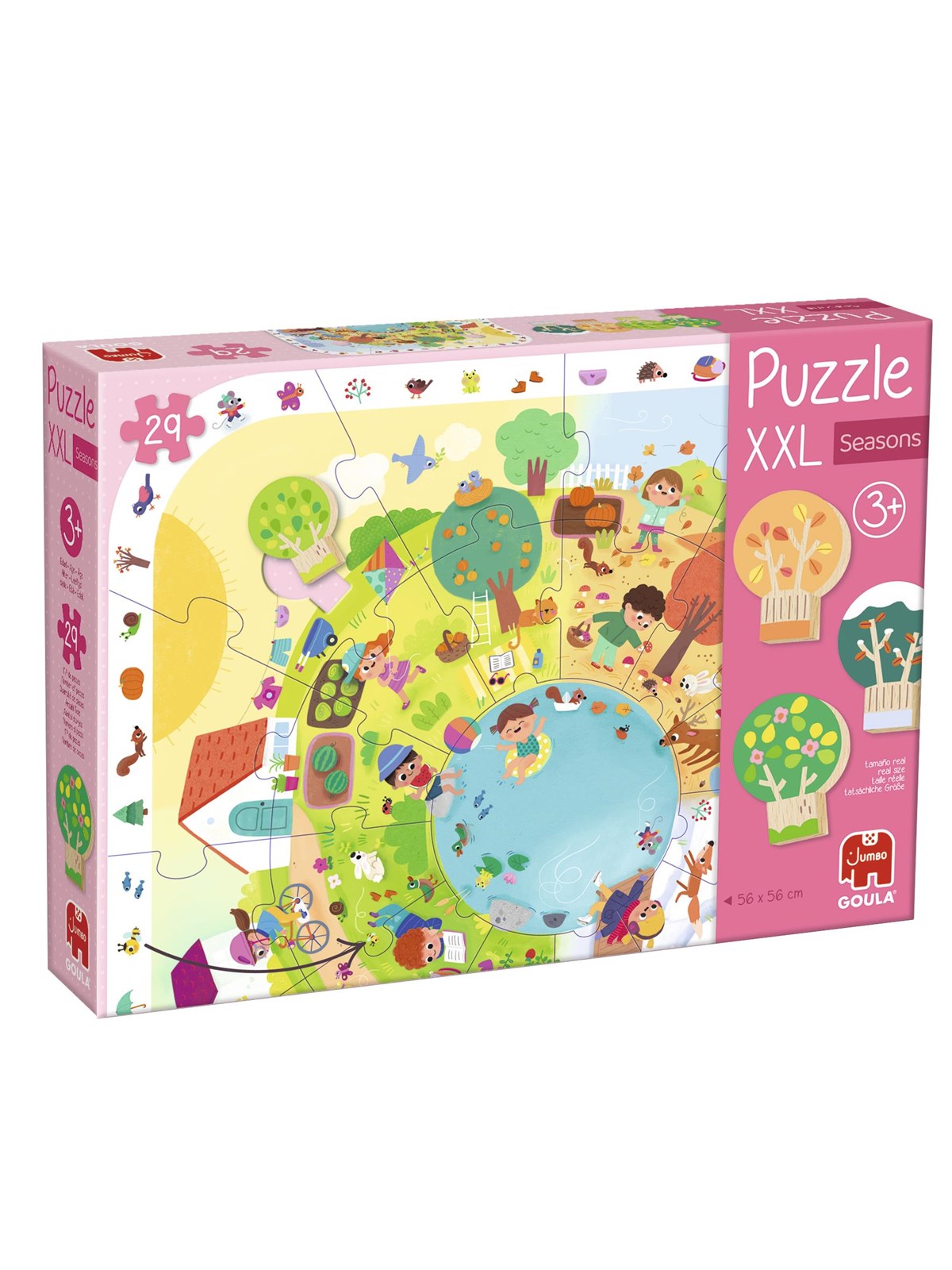 Jumbo Goula Puzzle XXL Seasons - 29 pcs. 2D Puzzles