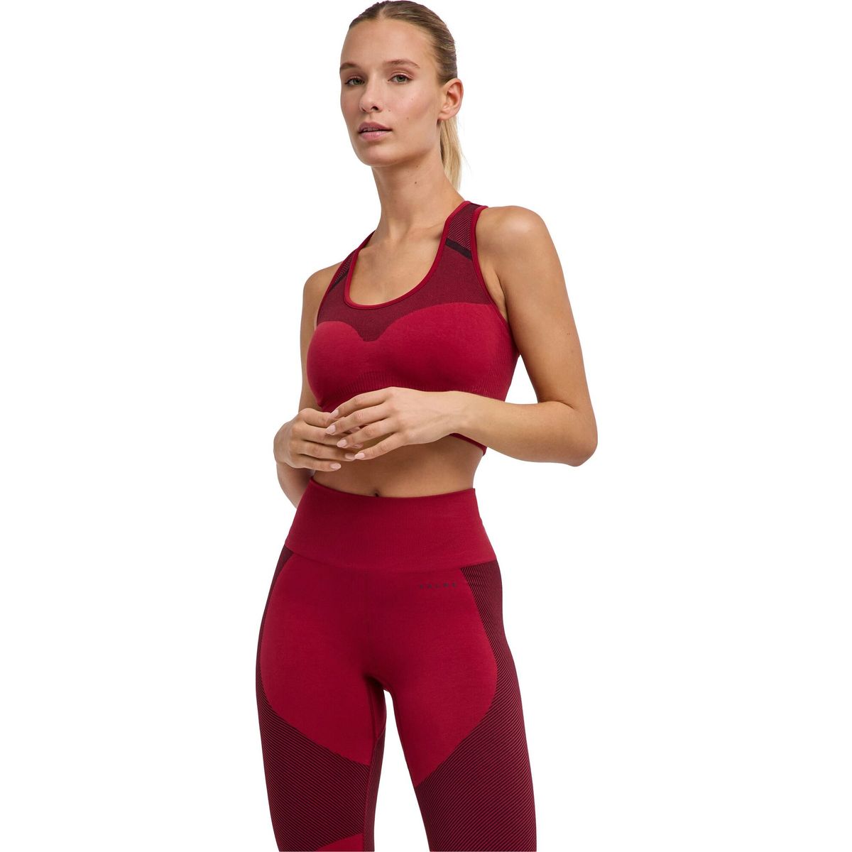 Falke Damen Training Sport-bh ruby (8830) S 37318-8830-S