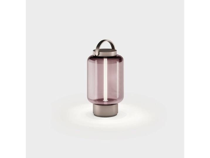 IP44.de Akku-Außenleuchte qu - bright bronze/rose Modern Akkube