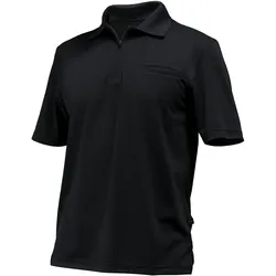 Funktions Polo-Shirt - XL - schwarz