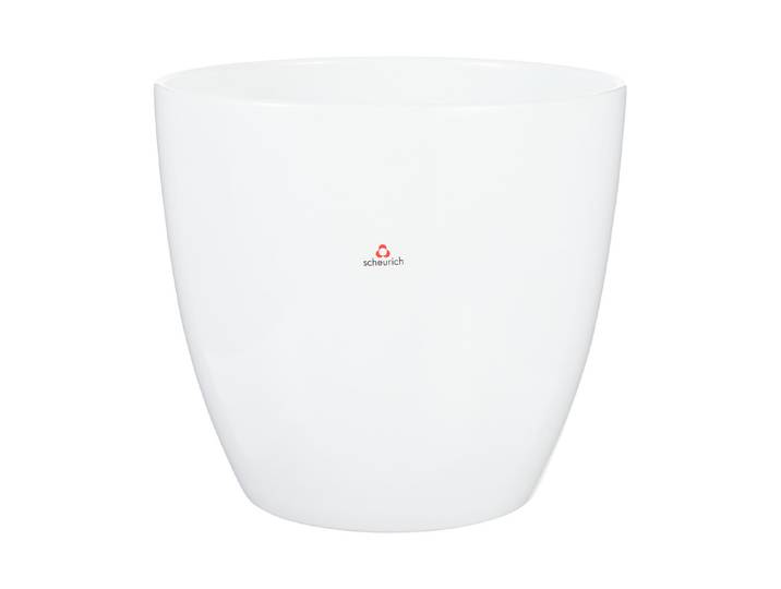 Übertopf Kugel Weiss ⌀ 33 cm
