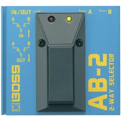 BOSS (Electronics) Fussschalter A/B-Wahlschalter (Gitarre), Effektpedal, Blau