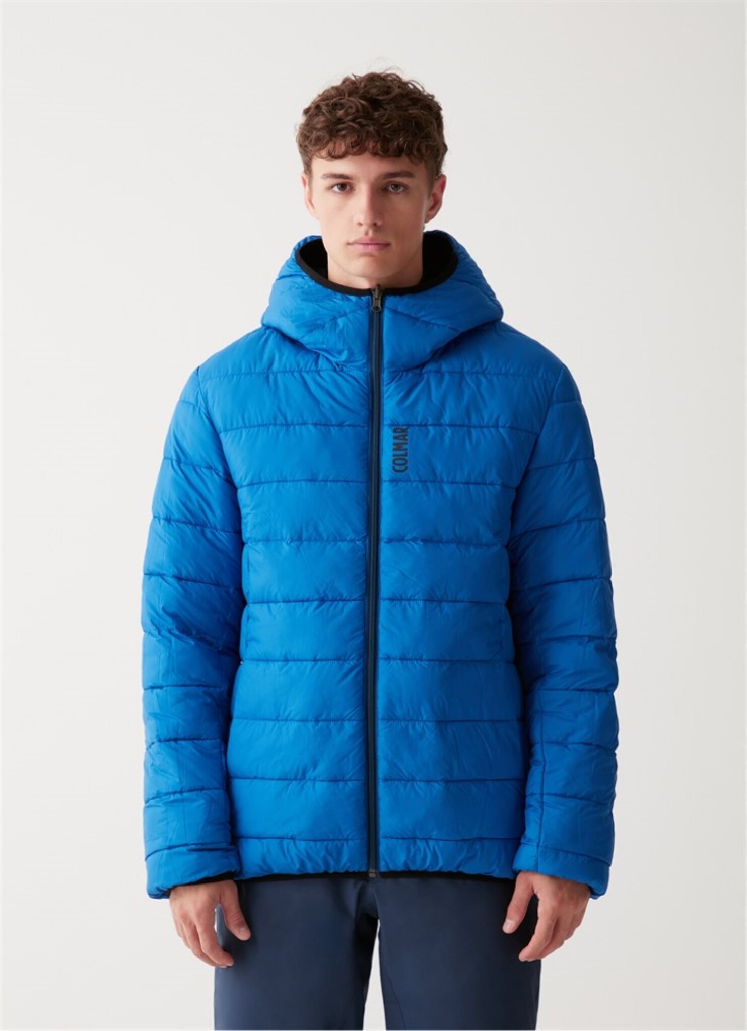 Colmar Herren Skijacke mit Kapuze - Klassisches Design für Wintersport, Farbe Blau