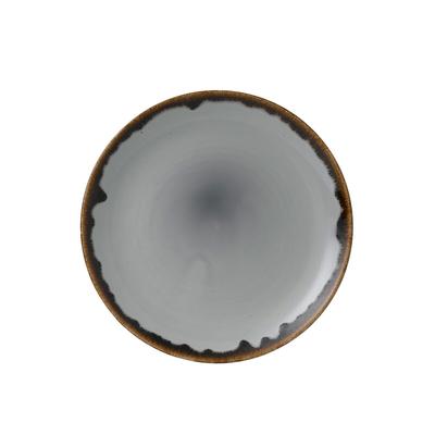 Speiseteller „Harvest Grey“, Ø 26 cm, Dudson, handdekorierte Keramik, 12er-Packung