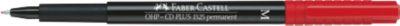 Marker Faber-Castell Multimark, inkl. Spezialradierer, rot, M, permanent