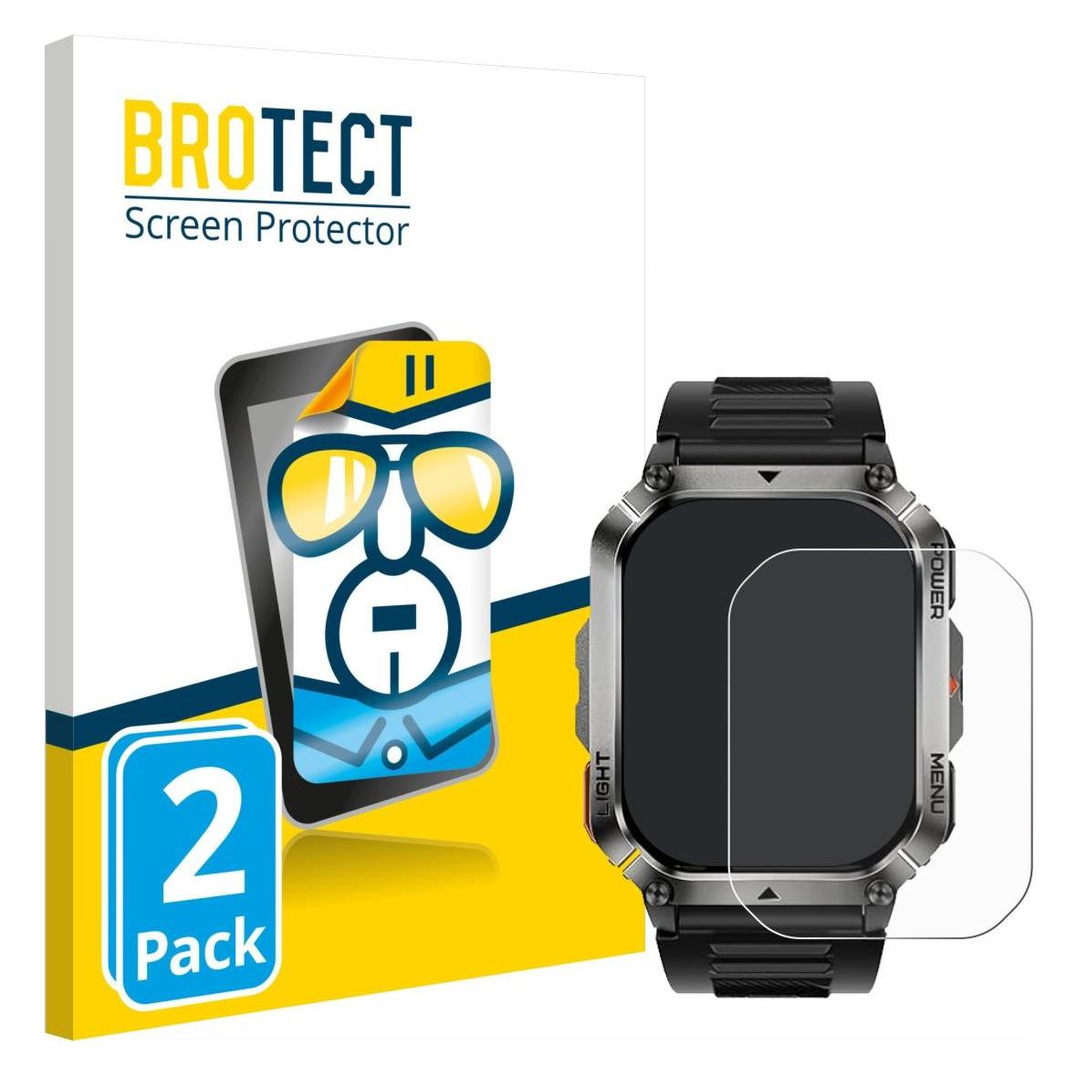 Brotect Schutzfolie für Iowodo W70pro 2.01" Displayschutz Displayschutzfolie Folie Klar Transparent (1860706)
