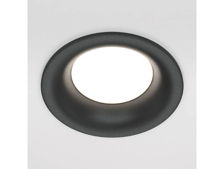 Einbauleuchte Slim Typ C 9 x 3 x 9cm Schwarz Material: Metall Metallart: Aluminium Oberfläche Metall: Lackiert GU10