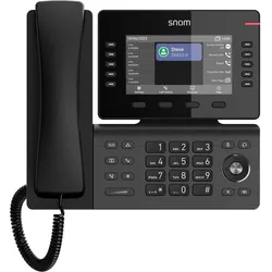 Snom Téléphone SIP D815W écran couleur et Bluetooth, Telefon, Schwarz