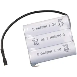 NiCd Notleuchten-Akku 3,6V 800mAh F1x3 Faston 2,8mm – passend für ER elektronik 784152036