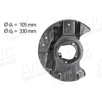 Aic Spritzblech, Bremsscheibe [Hersteller-Nr. 57127] für BMW