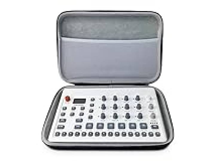 Analog Cases Pulse Case pour Elektron Model Samples ou Drum Machine comparables (Mallette de Transport en EVA/Nylon moulé Durable, poignée spacieuse et Confortable), Noir