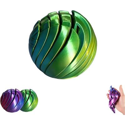 Colorful Spiral Finger Rotator Finger Spinner Stress Relief Toy For Focus green