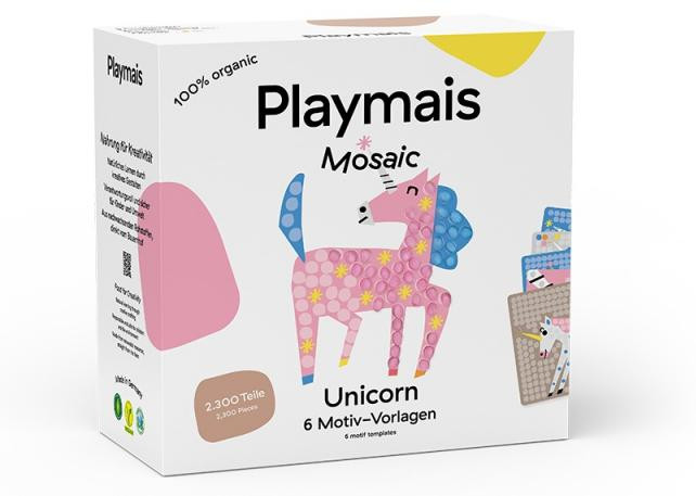 PlayMais knutselset Eenhoorn mozaïek creatief speelgoed
