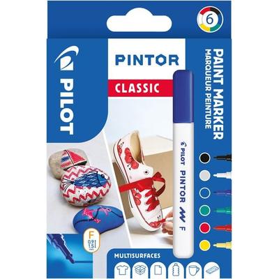 PILOT Marker Pintor Klassik fein 6er Set