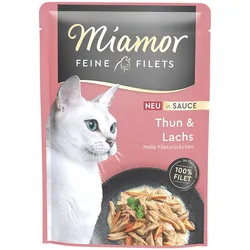 Miamor Feine Filets Thun+Lachs 24x100 g