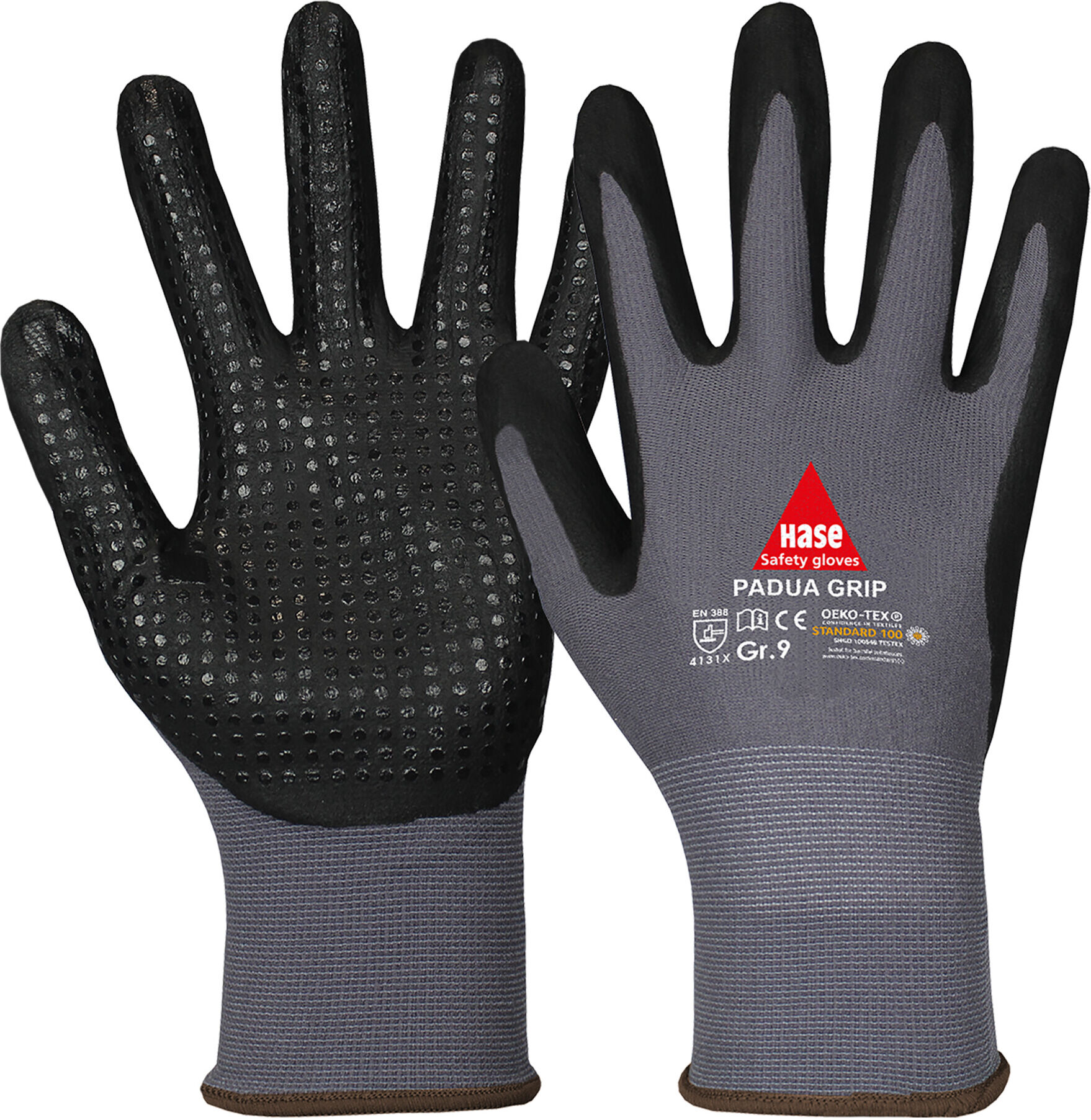 Hase Montagehandschuhe Padua Grip Größe 7, Nylon (508150-7)
