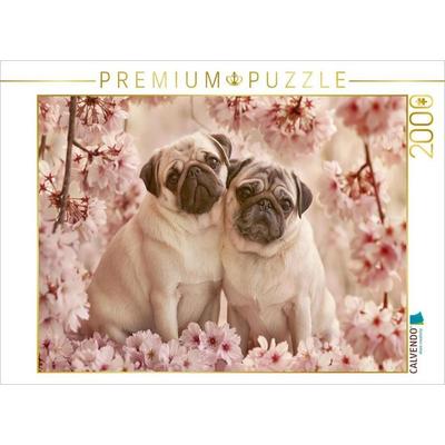 CALVENDO Puzzle Liebe beginnt mit einem treuen Blick | 2000 Teile Lege-Größe 90x67cm Foto-Puzzle für glückliche Stunden, von , Calvendo Puzzle