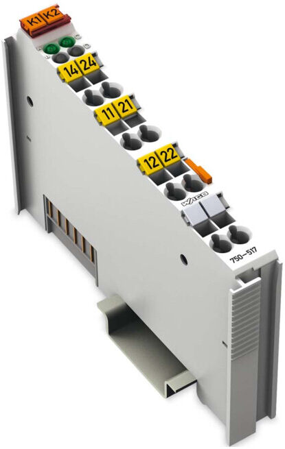 WAGO GmbH& Co. KG Bornier de sortie relais 2 canaux 230VAC 300VDC 750-517 (0764237)