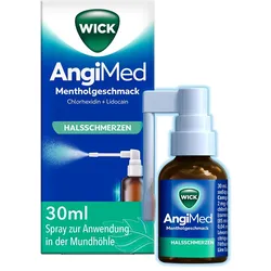 WICK AngiMed Mentholgeschmack 2mg/ml+0,5mg/ml Spr. 30 ml