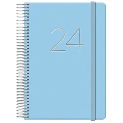 Dohe, Agenda, Agenda GLOSS 2024 Jährlich Blau 12,5 x 18 cm