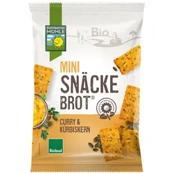 Mini Snäckebrot - Curry & Kürbiskern 95g