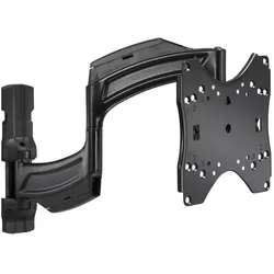 Chief THINSTALL TS218SU Medium Dual Swing Arm Wall Mount - 18" Extension - Befestigung (Wand, 34 kg, 26" - 47"), TV Wandhalterung, Schwarz