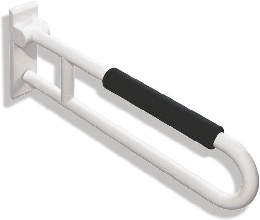 Serie 801 support HEWI Serie 801 8015010199 saillie 600 mm, avec coussin de bras, blanc pur