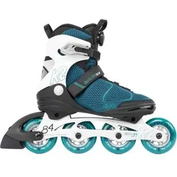 K2 Damen Inlineskates ALEXIS 84 BOA teal_white, Größe 37 in Weiß Weiß