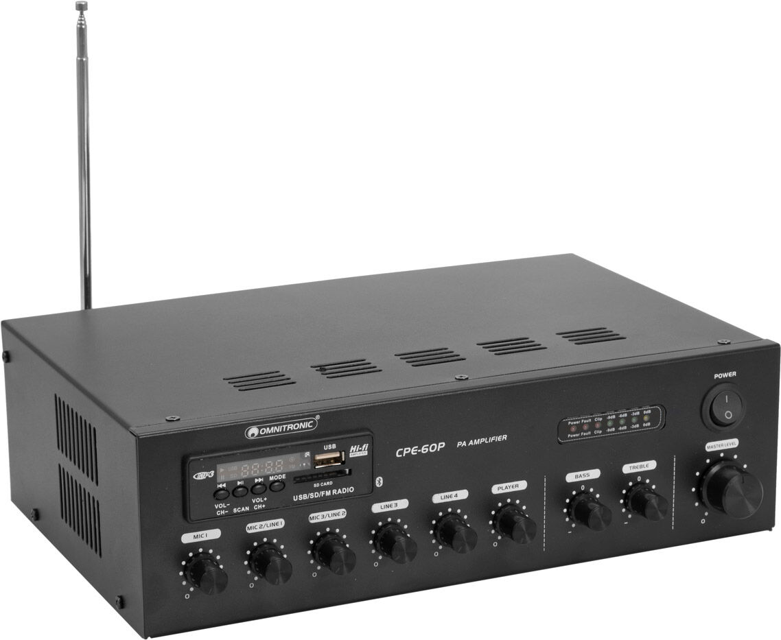 Omnitronic Cpe-60p Ela-Mischverstärker