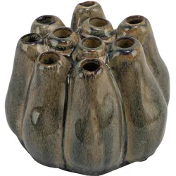 Vase (DH 12,50x9,50 cm) - grün - DH 12,50x9,50 cm