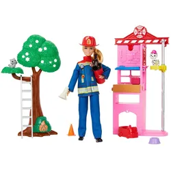 Barbie Feuerwehr Spielset