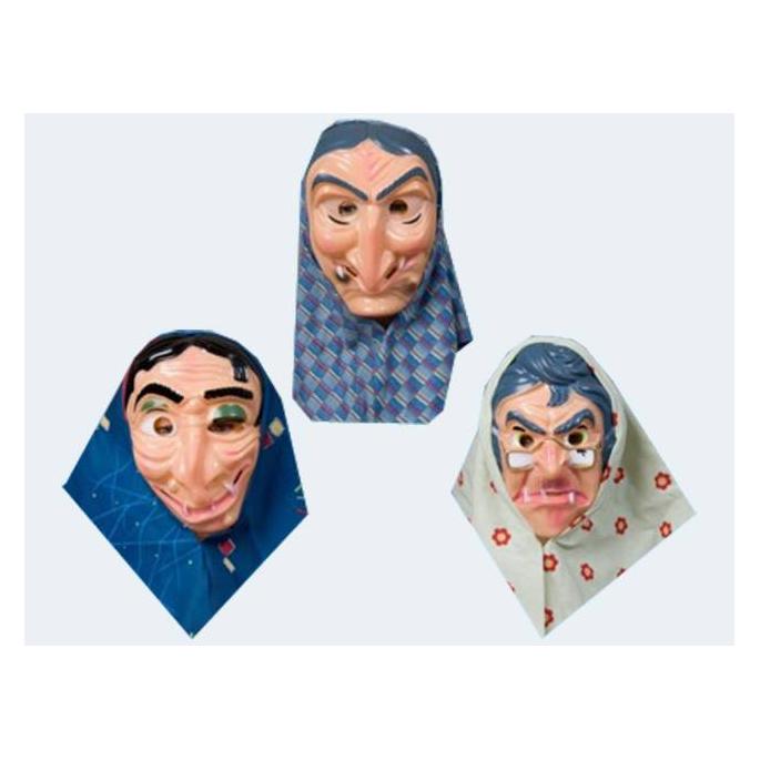 Festartikel Müller MÜLLER Maske Hexe mit Kopftuch für Erwachsene (161.151.00)