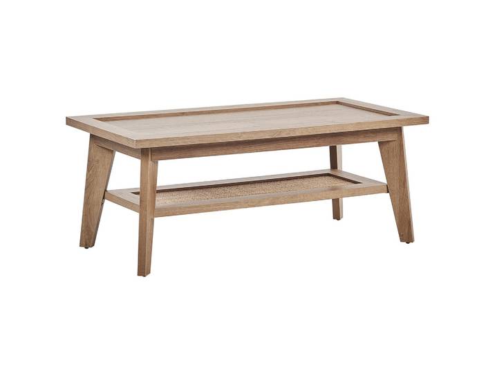 COUCHTISCH heller Holzfarbton 100/50 cm Simla