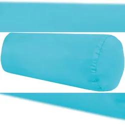 Bestlivings Nackenrolle 10x25cm ( BxL ) Bezug in der Farbe Türkis, in vielen vers. Farben