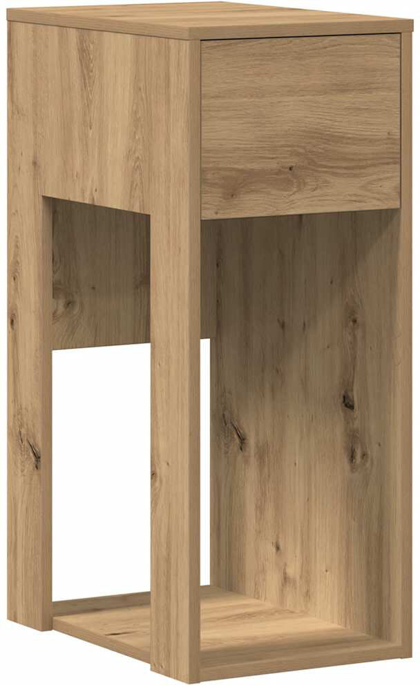 DEvidaxl 74 cm H Multimedia Storage Artisan oak 74cm H X 30cm W X 44cm D