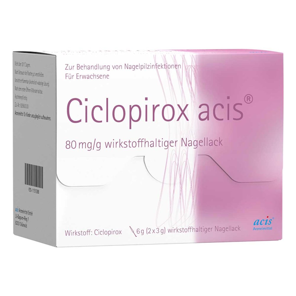 MIBE GmbH Arzneimittel Ciclopirox acis 80mg/g bei Nagelpilz 11510388