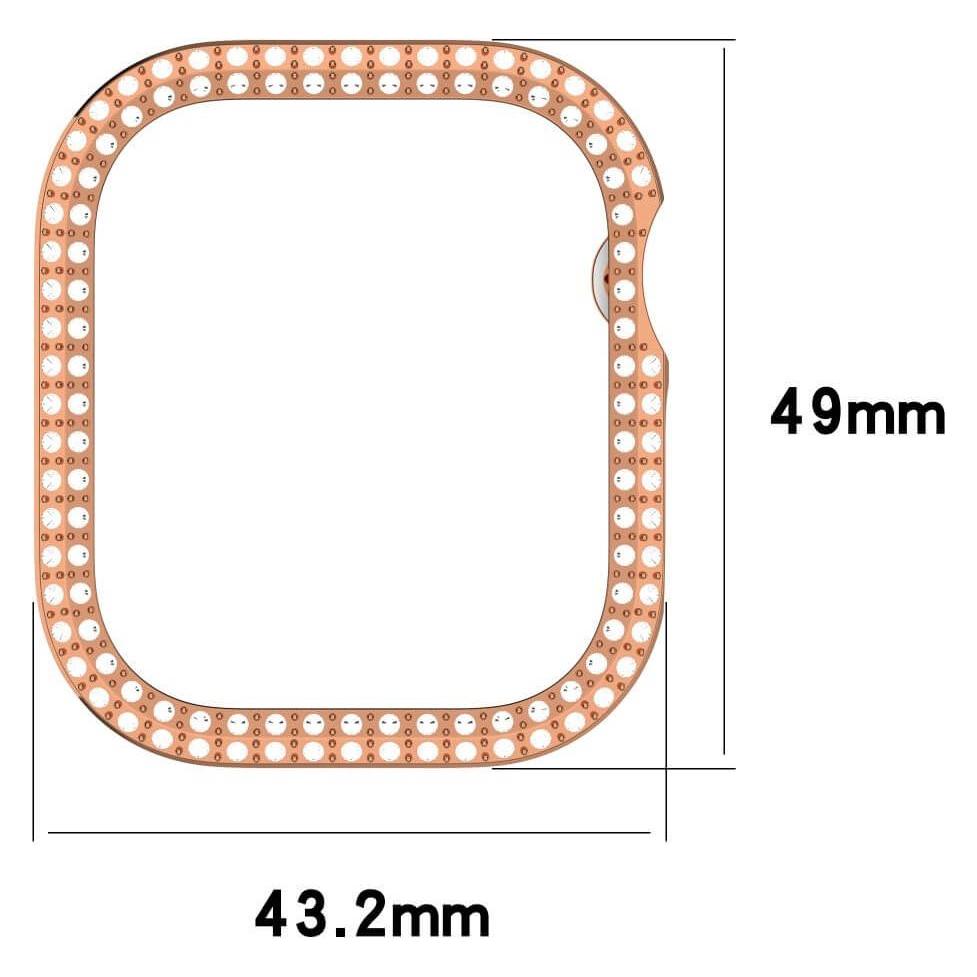 Cover-Discount Apple Watch 10 - 46mm - Glitzer Strass Schutz Case (49568502)