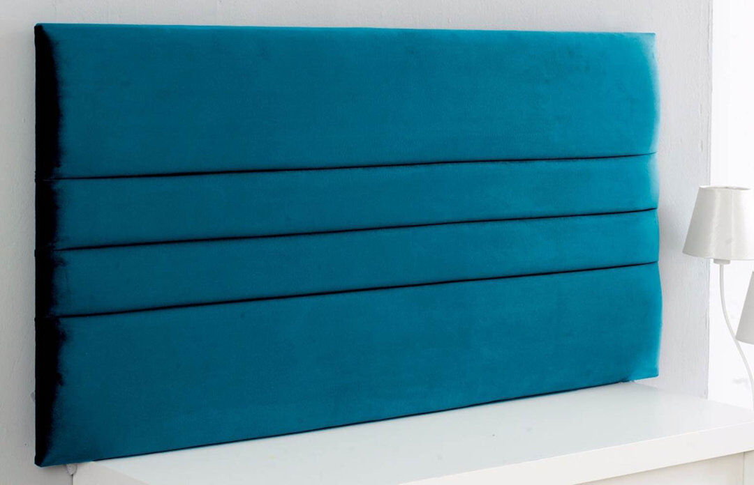 Fairmont Park Schmidt Upholstered Velvet Headboard Mallard Kingsize (5')