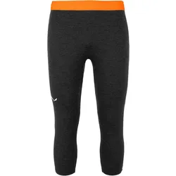 Salewa, Herren, Funktionsunterhose, Boe Alpine Merino 3/4 Leggings (50), Schwarz