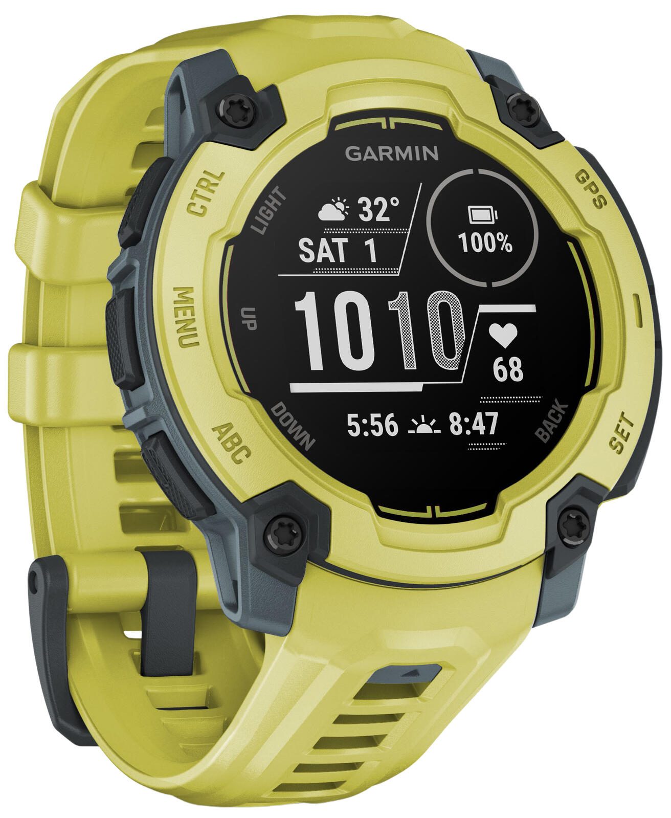GARMIN Watch Instinct E 45mm lime, dunkelgrün 010-02933-01