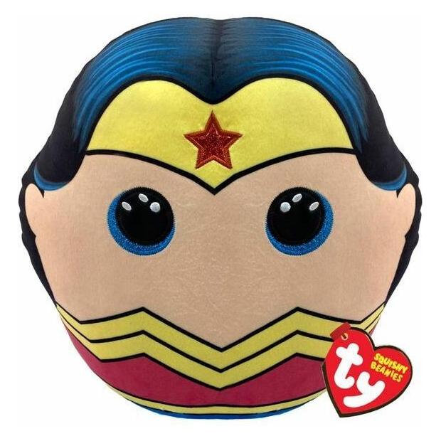 Ty Wonder Woman Squishy Beanie - 10" Soft Plush Toy | Cuddly Collectible for Kids & Babies | Stuffed (20 cm) (139409)