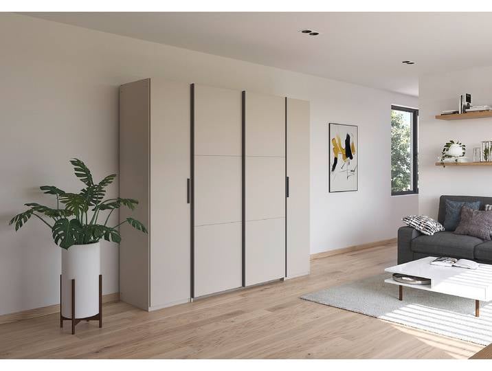 Kombischrank Kronach 225cm Beige/Kaschmir Grau
